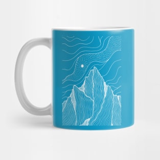 White wind peak Mug